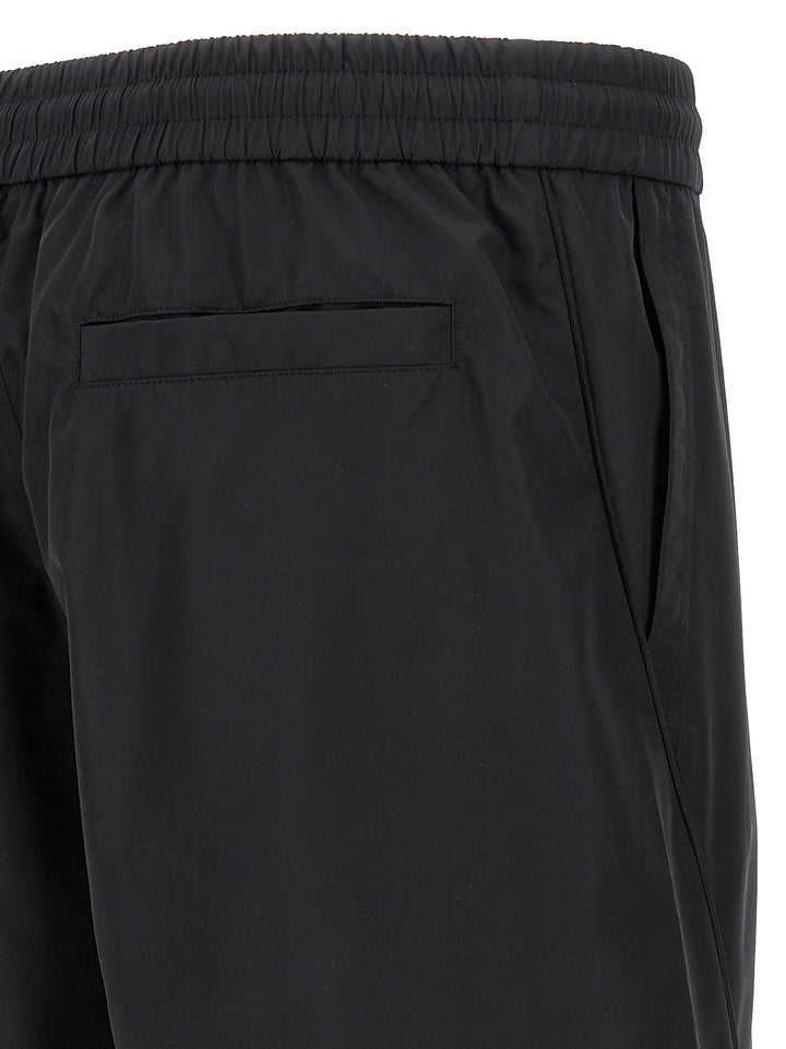 Givenchy Black Polyester Bermuda Shorts