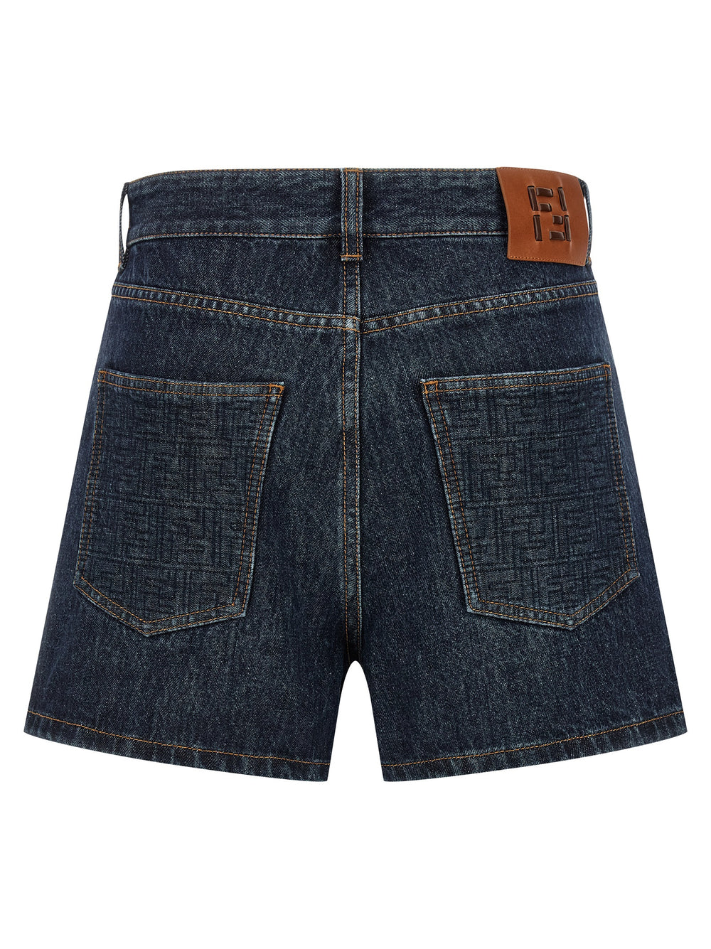 Women’s Fendi Blue Cotton Bermuda Shorts