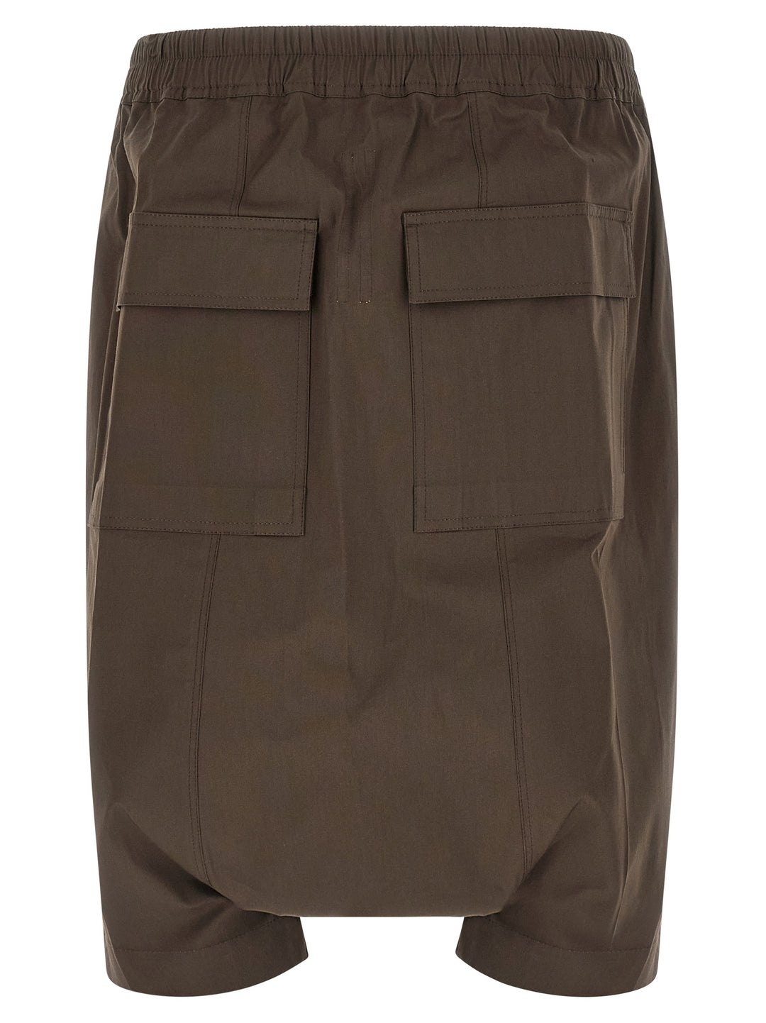 Rick Owens Brown Cotton Bermuda Shorts