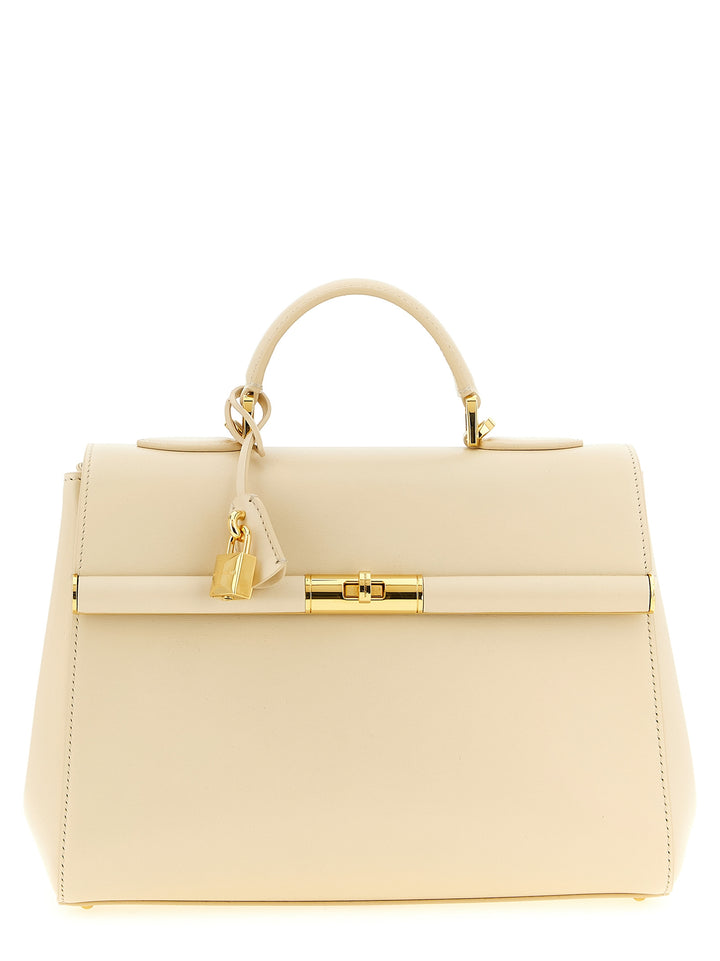 Dolce &amp; Gabbana White Lamb Leather Handbag