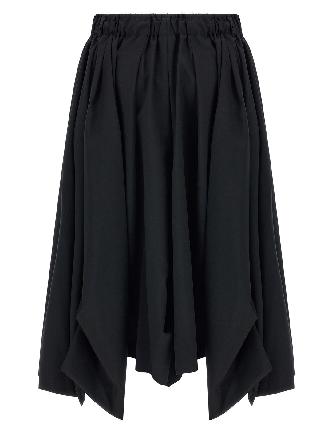 Comme Des Garçons Black Wool Bermuda Shorts