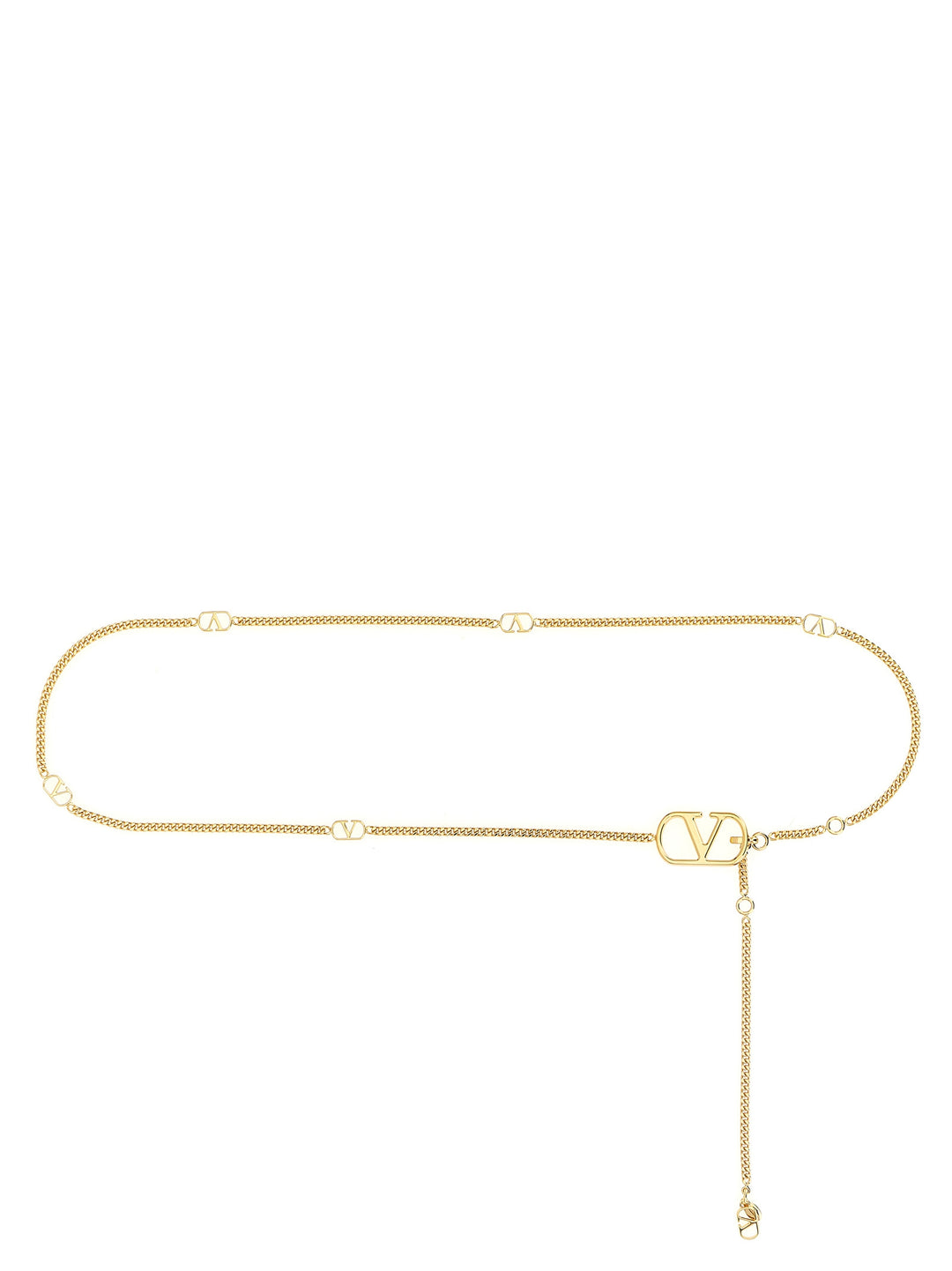 Valentino Garavani Gold Brass Regular Belt