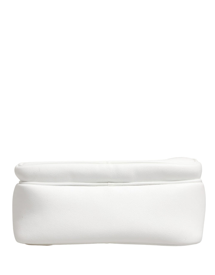 Dolce &amp; Gabbana White Logo Plaque Crossbody Shoulder Borse Men Bag