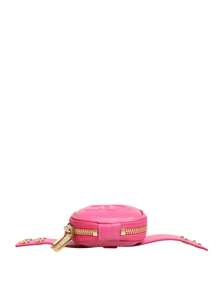 Dolce &amp; Gabbana Pink Calf Leather DG Logo MULTIFUNCTIONAL KIT Borse Bag