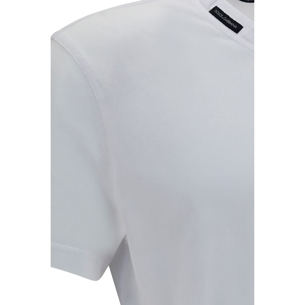 Dolce &amp; Gabbana White Cotton T-Shirt