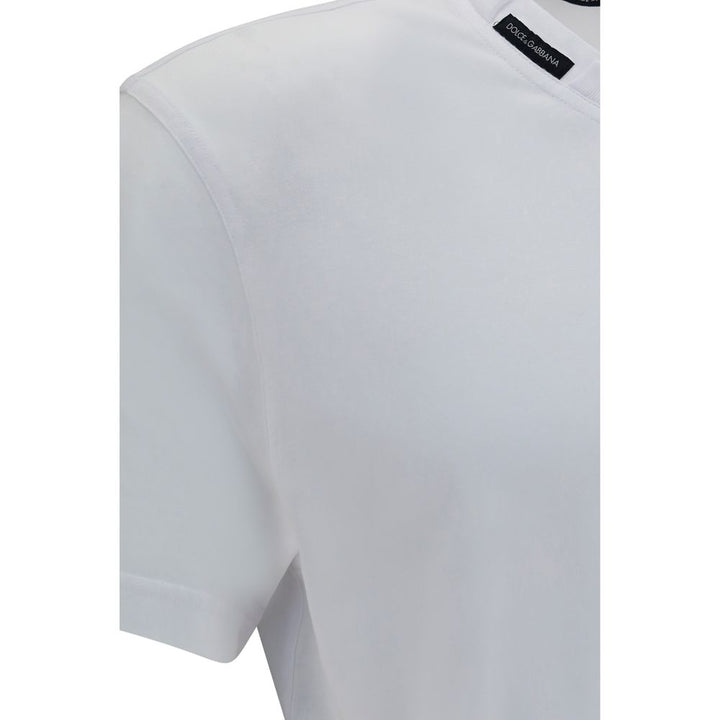 Dolce &amp; Gabbana White Cotton T-Shirt