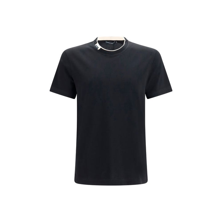 Dolce &amp; Gabbana Black Cotton T-Shirt