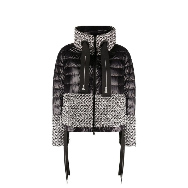 Herno Black Polyamide Full-Length Jacket
