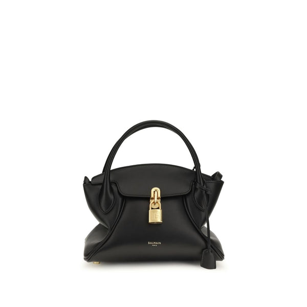 Balmain - Black Calf Leather Bos Taurus Shoulder Bag