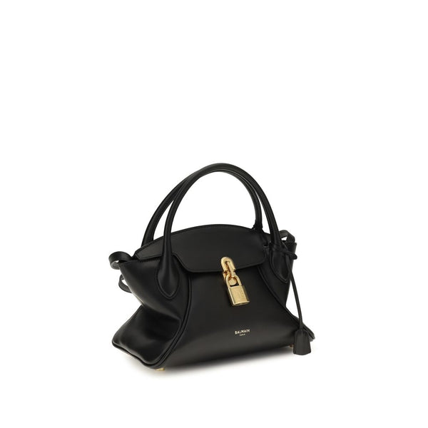 Balmain - Black Calf Leather Bos Taurus Shoulder Bag