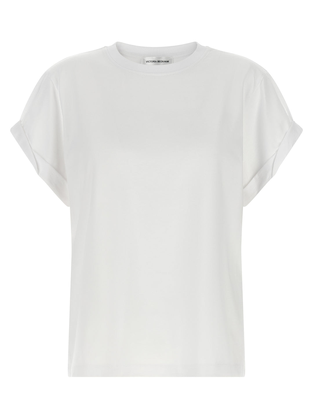 Victoria Beckham White Cotton T-Shirt
