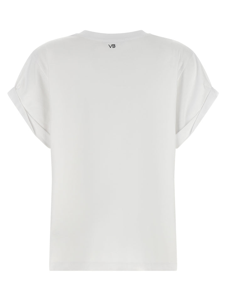 Victoria Beckham White Cotton T-Shirt