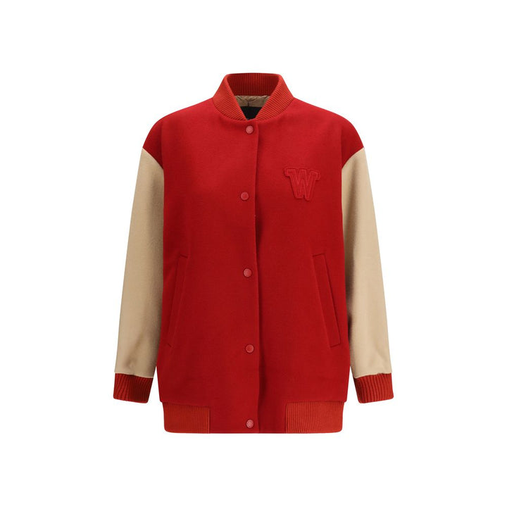 Max Mara Multicolor Wool Oves Aries Bomber