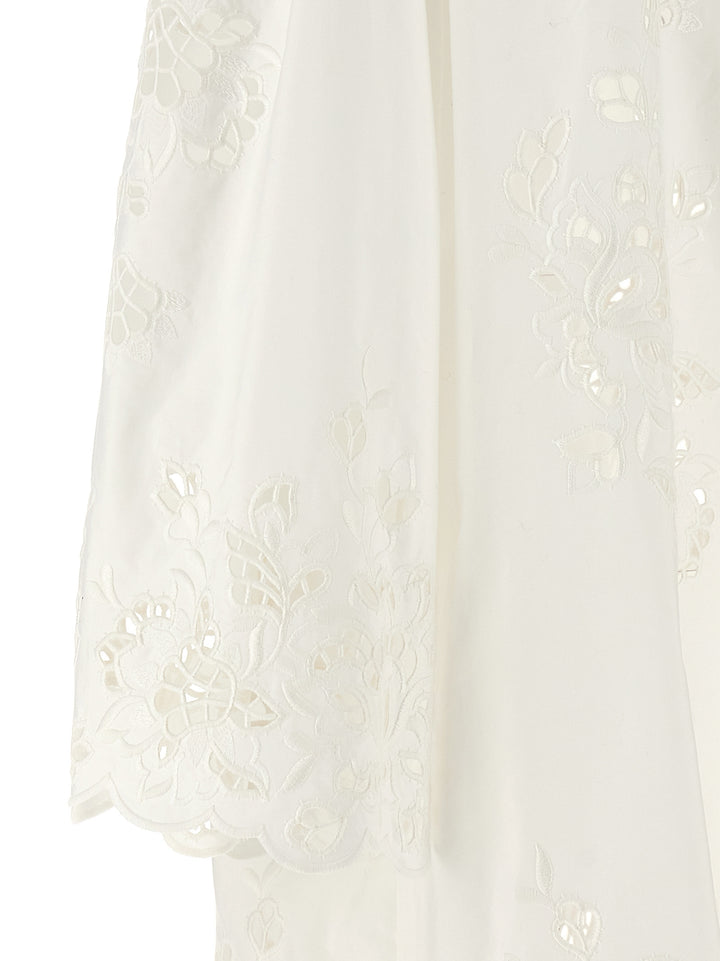 Dolce &amp; Gabbana White Cotton Short Dress