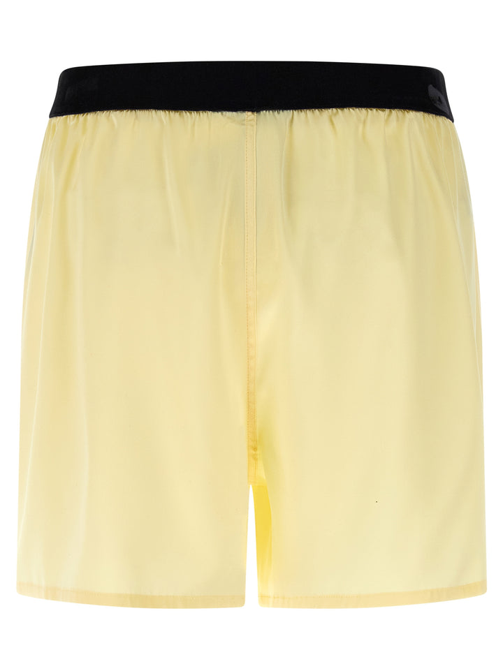 Tom Ford Bicolor Silk Bermuda Shorts