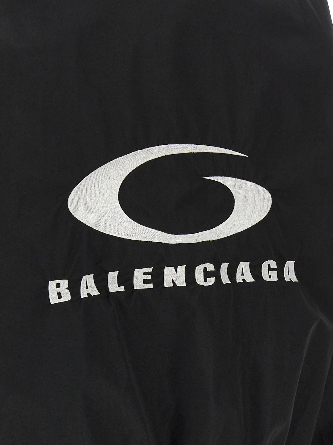 Balenciaga Black Cotton Bomber