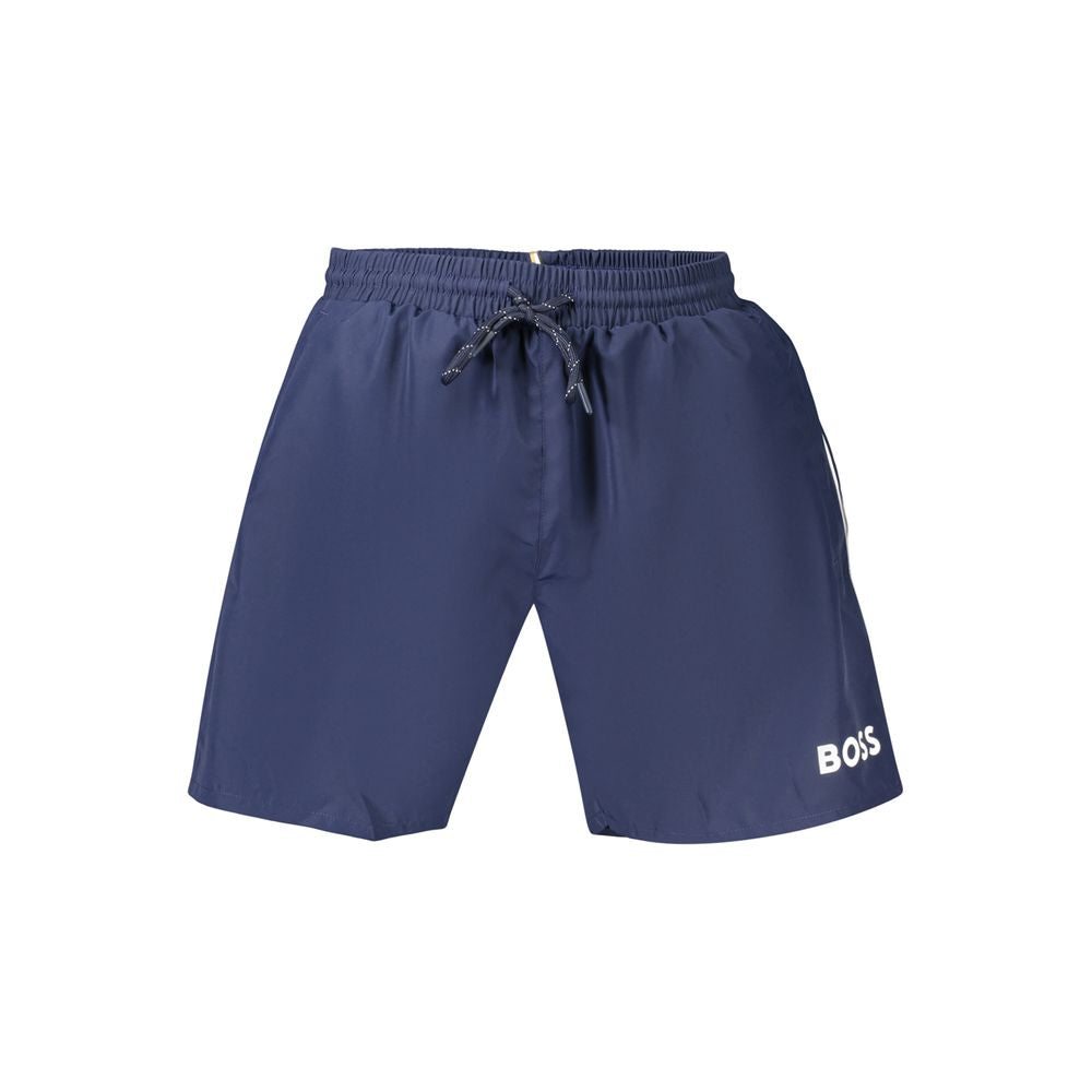 Hugo Boss Blue Polyester Men&