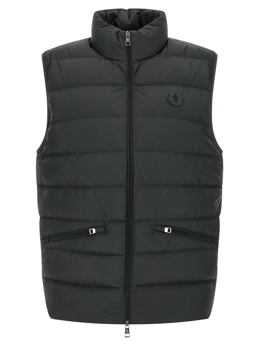 Moncler Black Polyester Sleeveless Jacket