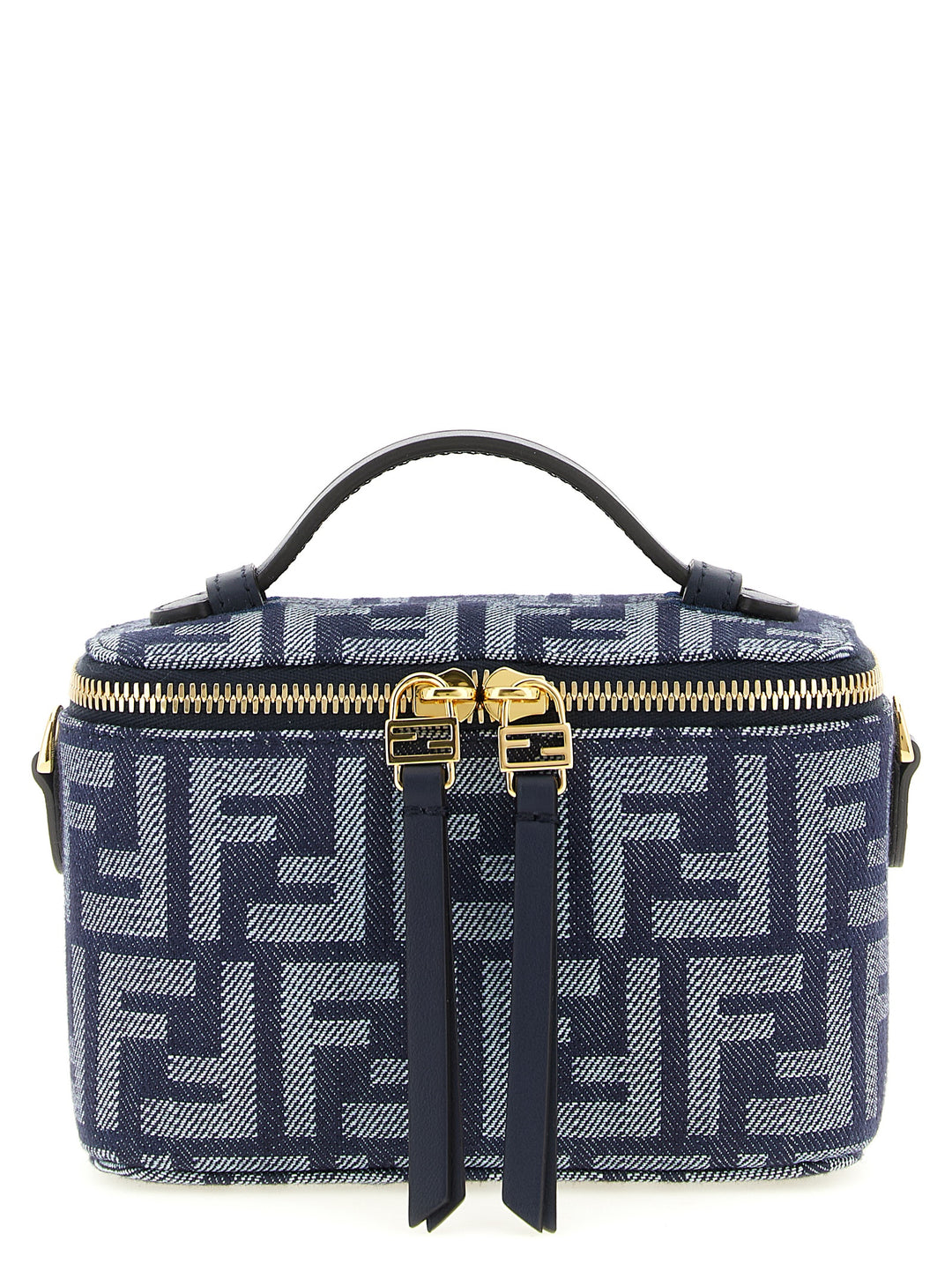 Fendi Blue Cotton Handbag