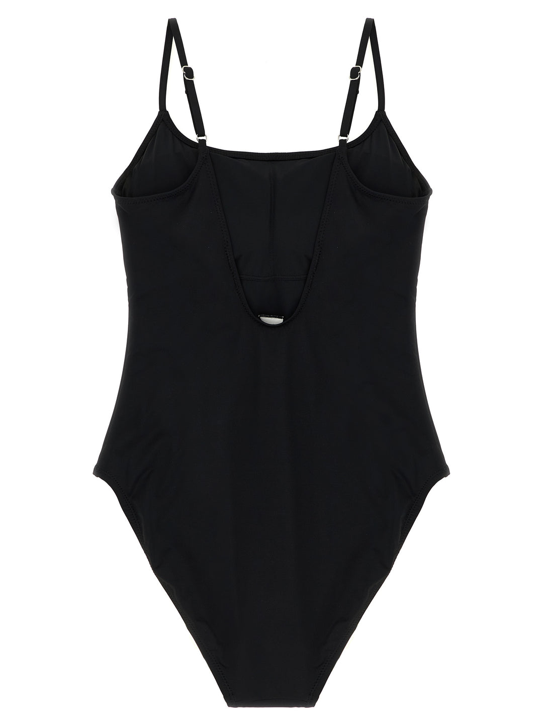 Polo Ralph Lauren Black Nylon One-Piece Swimsuit