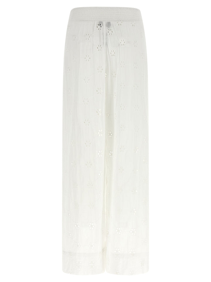 Polo Ralph Lauren White Cotton Casual Pants