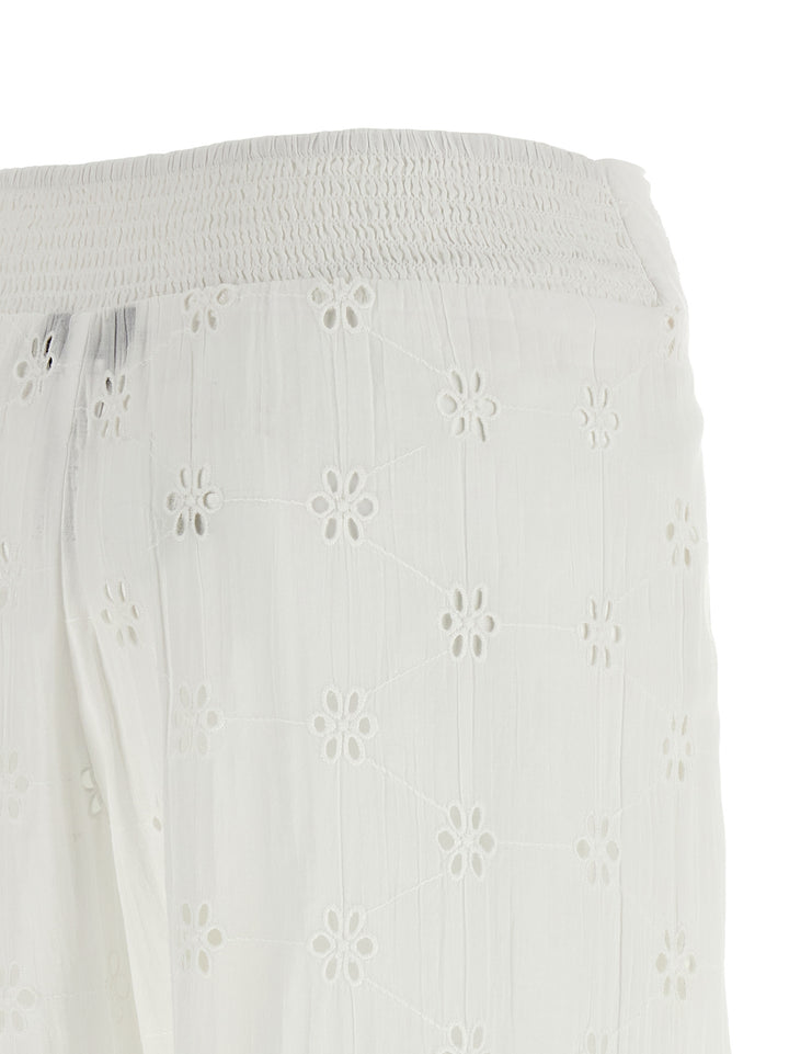 Polo Ralph Lauren White Cotton Casual Pants