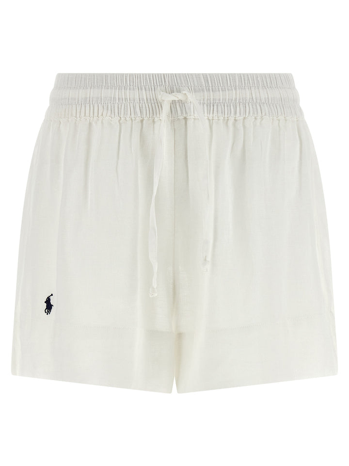 Polo Ralph Lauren White Organic Cotton Bermuda Shorts