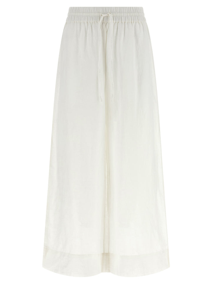 Polo Ralph Lauren White Linen Casual Pants
