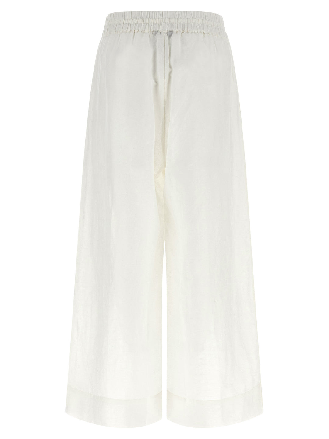 Polo Ralph Lauren White Linen Casual Pants