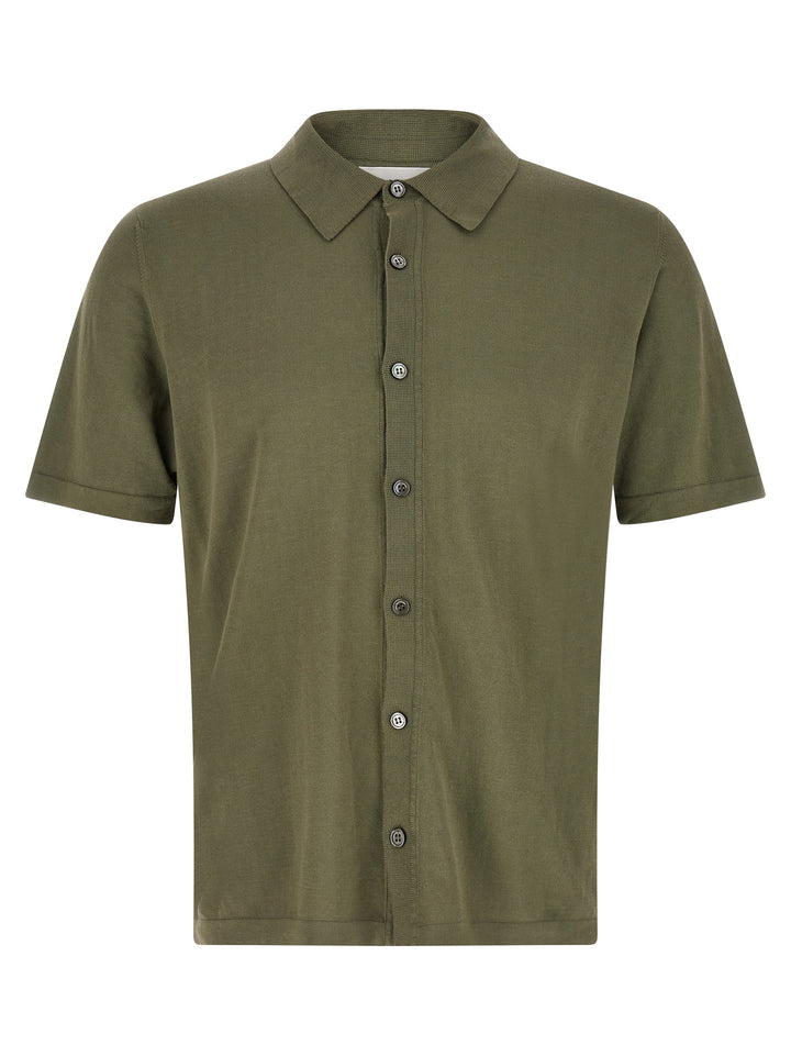 Roberto Collina Bicolor Cotton Blouse