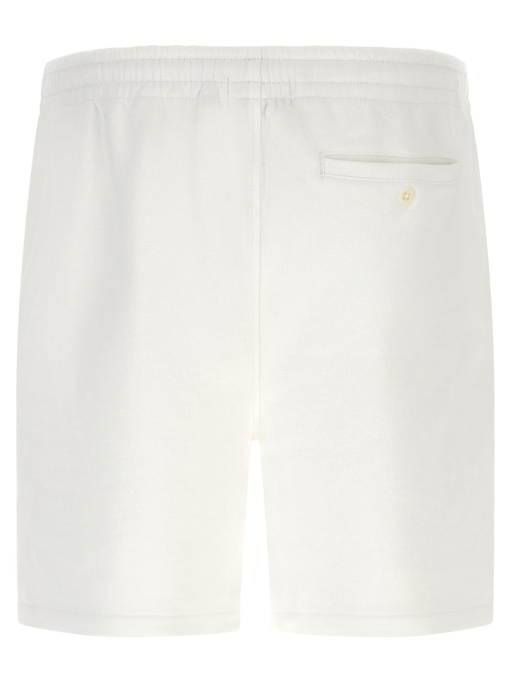 Polo Ralph Lauren White Cotton Bermuda Shorts