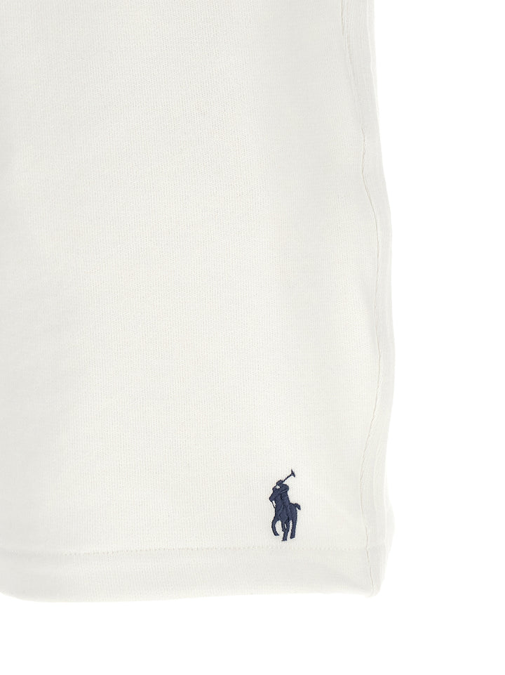 Polo Ralph Lauren White Cotton Bermuda Shorts
