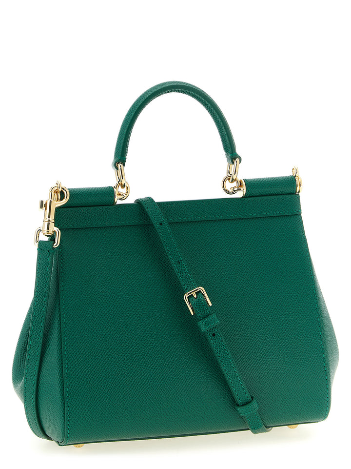 Dolce &amp; Gabbana Bicolor Calfskin Handbag