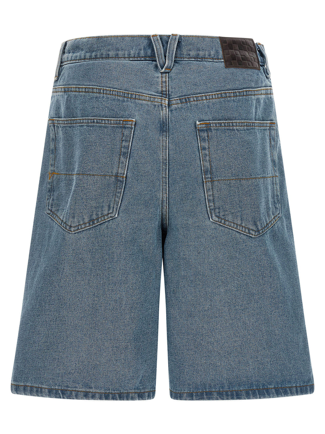 Vans Blue Cotton Bermuda Shorts