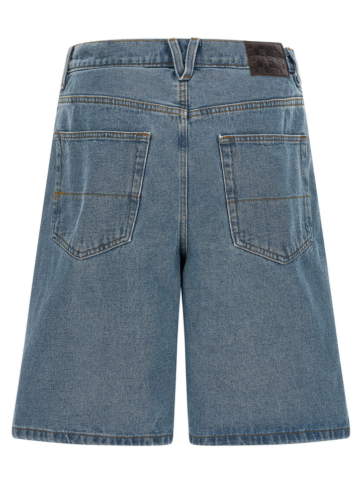 Vans Blue Cotton Bermuda Shorts
