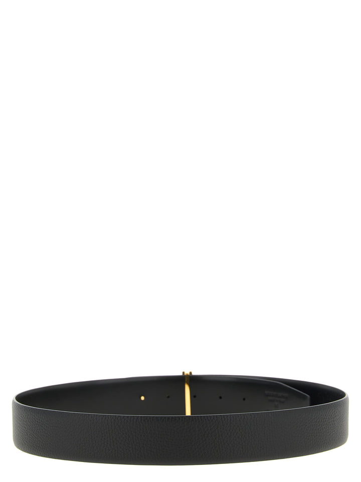 Tom Ford Black Calfskin Regular Belt