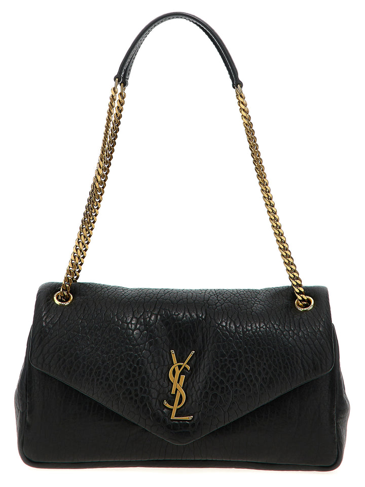 Saint Laurent Black Leather Shoulder Bag