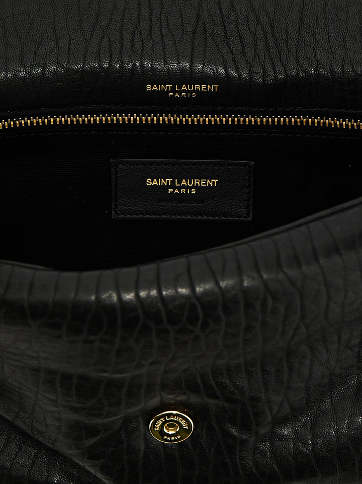 Saint Laurent Black Leather Shoulder Bag