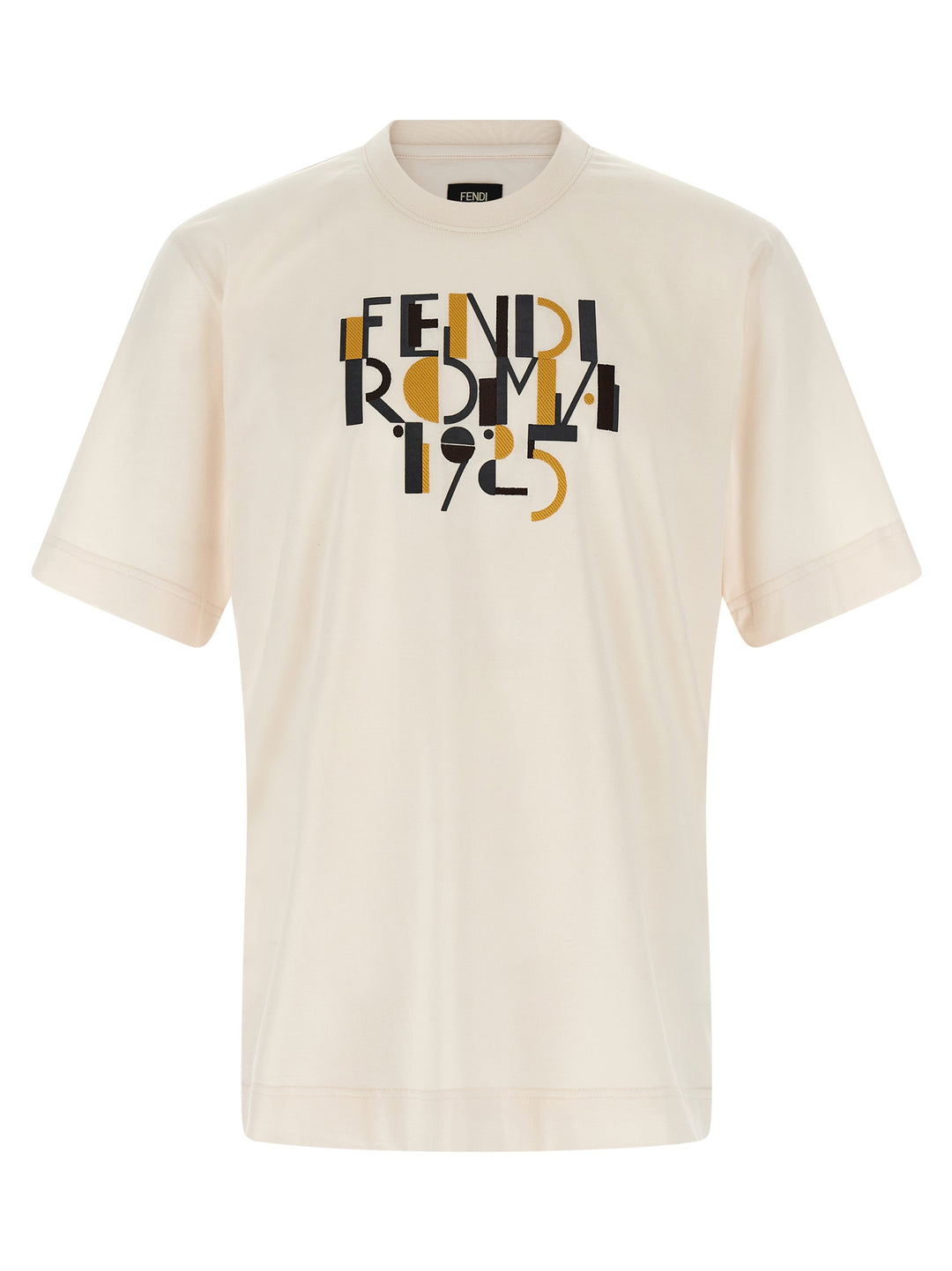 Fendi White Cotton T-Shirt