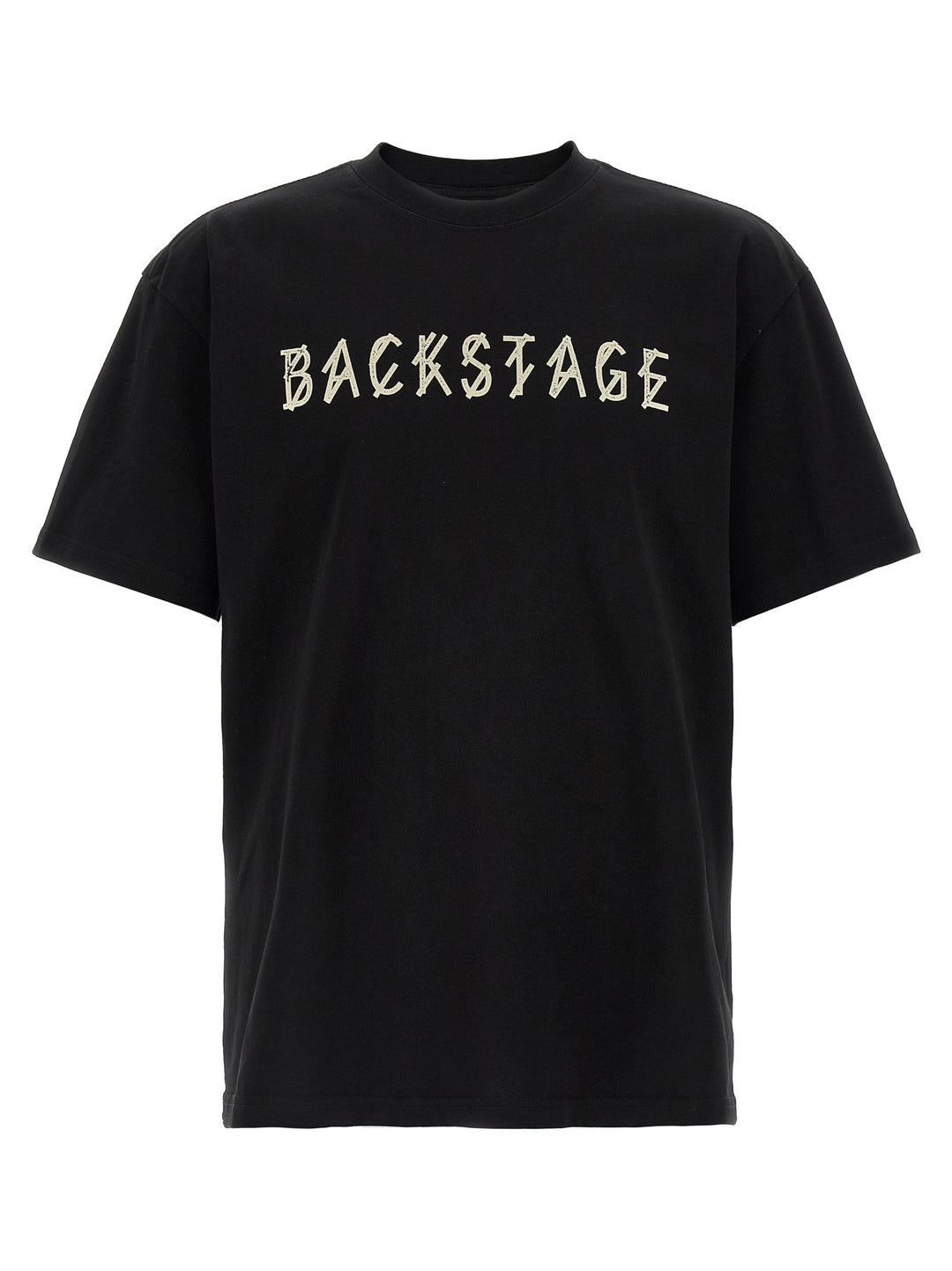 44 Label Group Black Cotton T-Shirt