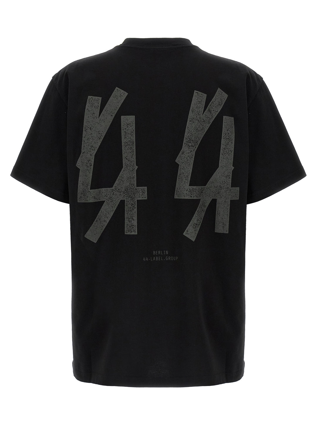 44 Label Group Black Cotton T-Shirt
