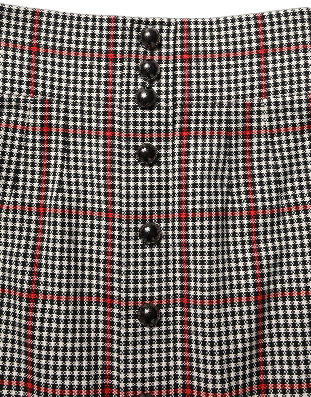 Dolce &amp; Gabbana Gray Checkered High Waist A-line Mini Skirt