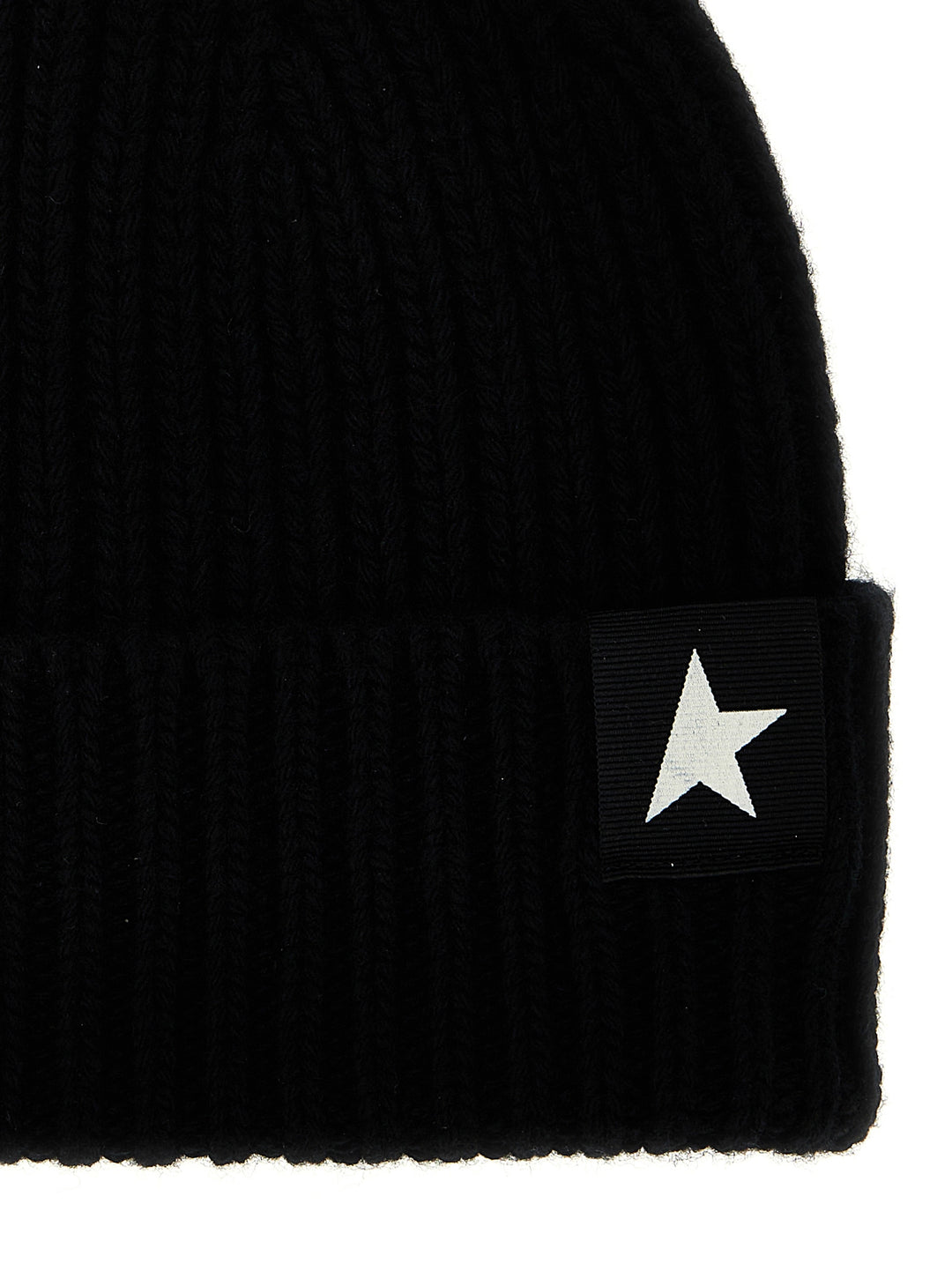 Golden Goose Black Wool Beanie