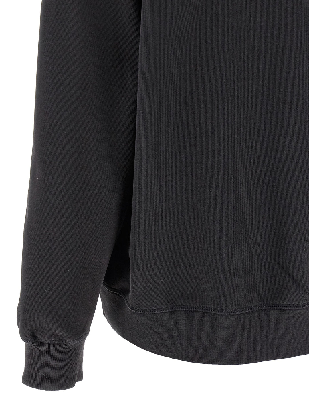 Ganni Gray Organic Cotton Hoodie