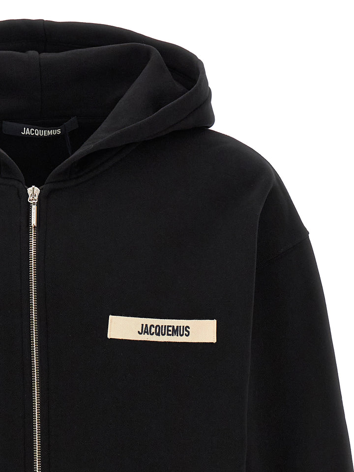 Jacquemus Black Cotton Sweatshirt