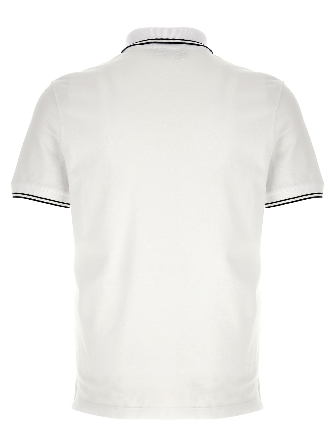 Stone Island White Cotton Polo Shirt