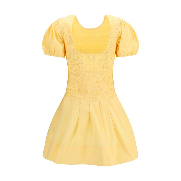 Ganni Bicolor Cotton Casual Dress