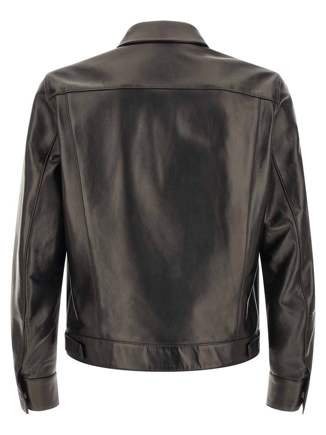 Tom Ford Black Lamb Leather Leather Jacket