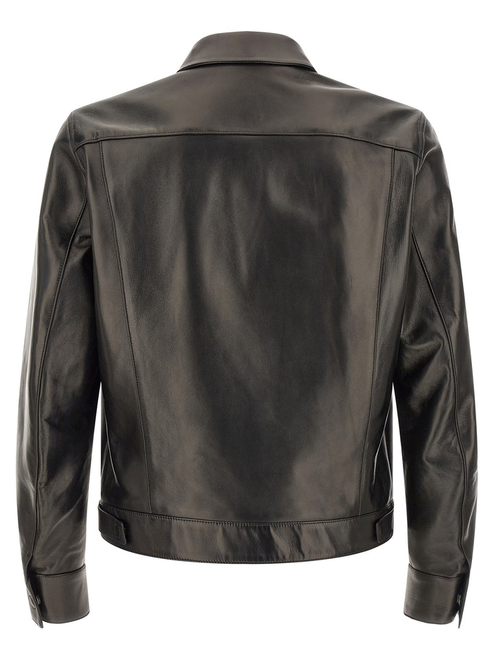 Tom Ford Black Lamb Leather Leather Jacket