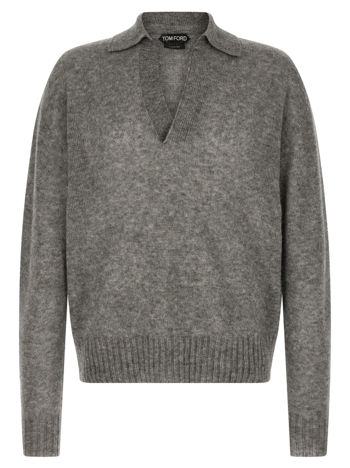 Tom Ford Gray Cashmere Cardigan